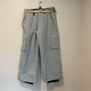 Bonfire Burly snowboarding pants blue youth L
